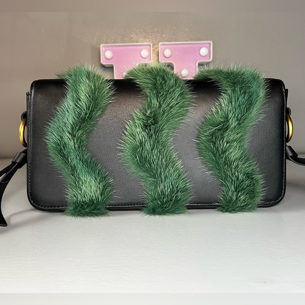 Brandon Blackwood medium Nia bag with mink fur - Picture 12 of 12